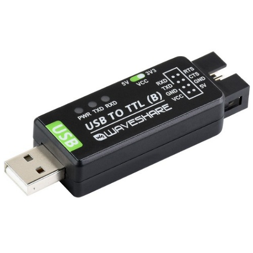 [WS-21550] Convertidor Industrial USB A TTL, Original CH343G Soporte a bordo, multiprotección y sistemas