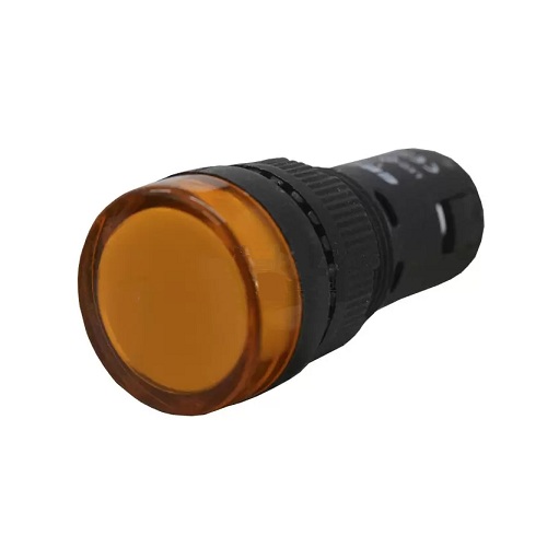 Indicador luminoso amarillo 16mm 24V