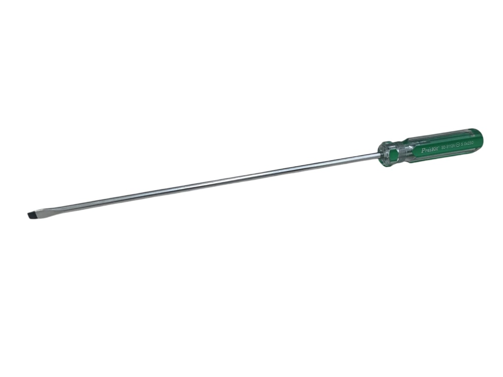 Destornillador pala 5x250mm mango de cristal - PROSKIT