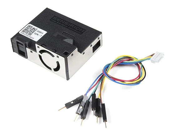 Sensor de partículas, VOC, humedad y temperatura