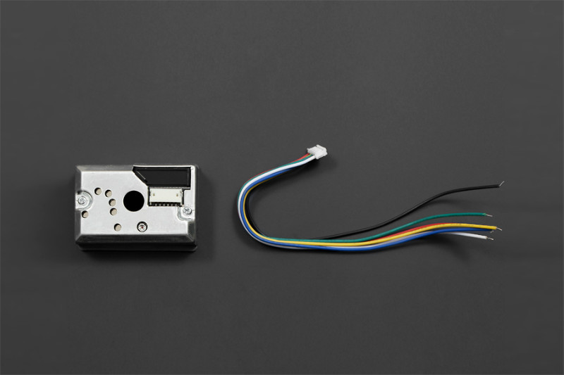 Sensor óptico de polvo