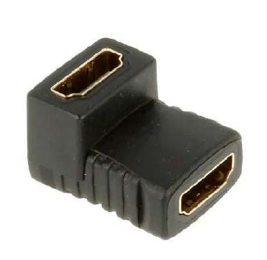 Unión HDMI hembra-hembra en L