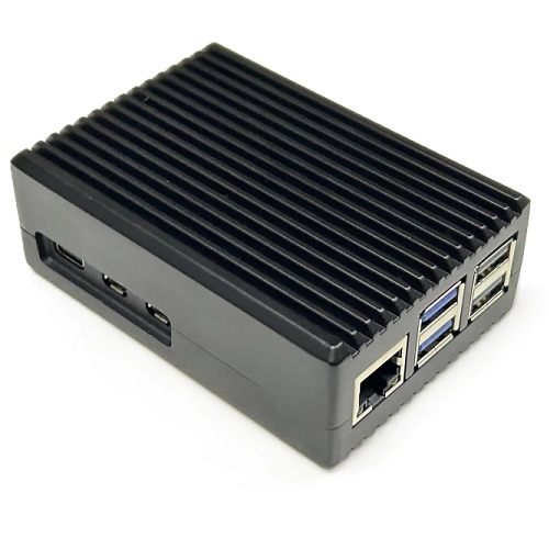 [CA-RPI5-AL-4] Caja disipadora en aluminio para Raspberry Pi 5