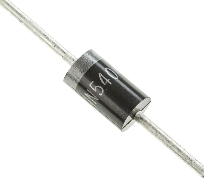 Diodo rectificador de proposito general 1N5404. 400V 3A.  Encapsulado DO-201AD