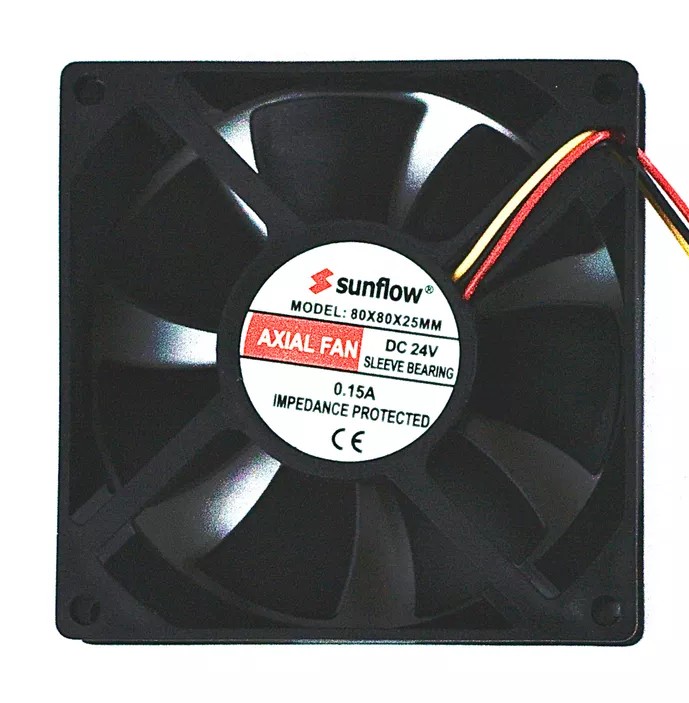 Ventilador 80X80X25 24V 0.15A