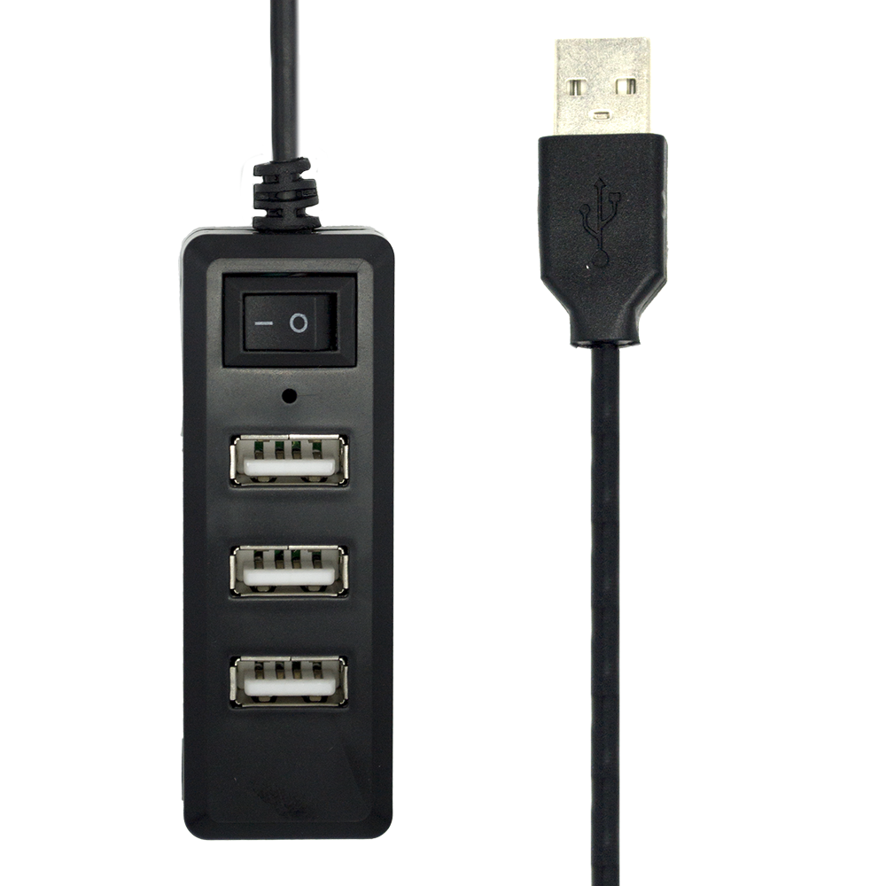 Hub USB X4 Negro