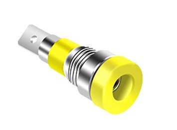 Jack banana de 2mm Amarillo