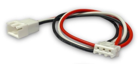 Convertidor de JST a XH para batería de 2 celda . De 3 pines 