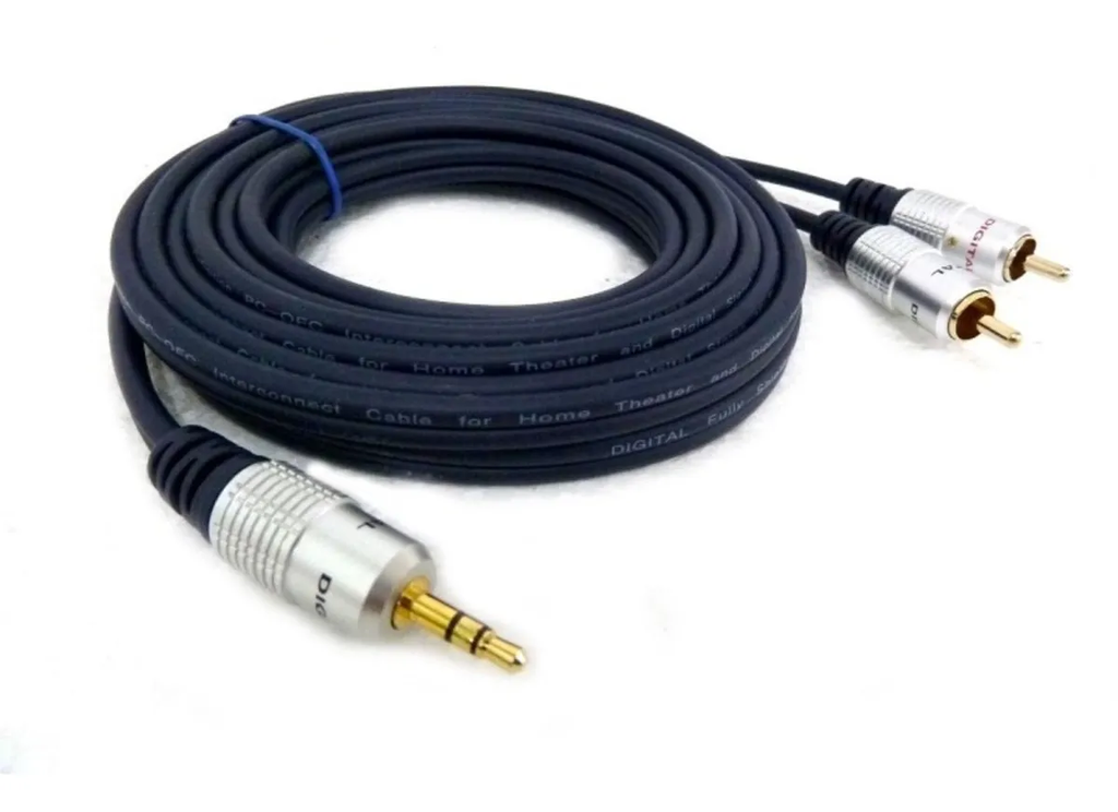 Cable de audio 2X1 1.8m