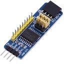 Módulo de expansión de I/O con interfaz I2C PCF8574. Azul