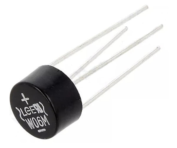 Puente rectificador redondo 600V 1.5A