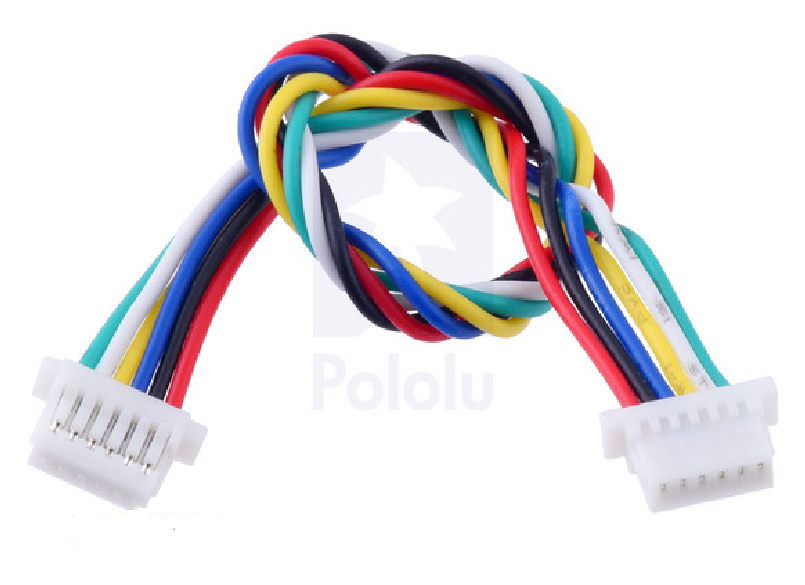 [POL-4765] Cable Estilo JST SH Hembra-Hembra de 6 Pines 10cm