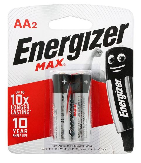 Pila alkalina AA X2 ENERGIZER