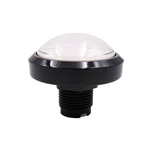 Botón pulsador convexo arcade Blanco 60mm