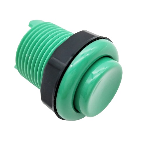 Botón pulsador arcade Verde 28mm