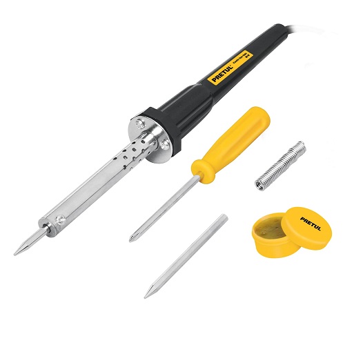Kit Cautín 30 W tipo lápiz con accesorios trabajo ligero, PRETUL
