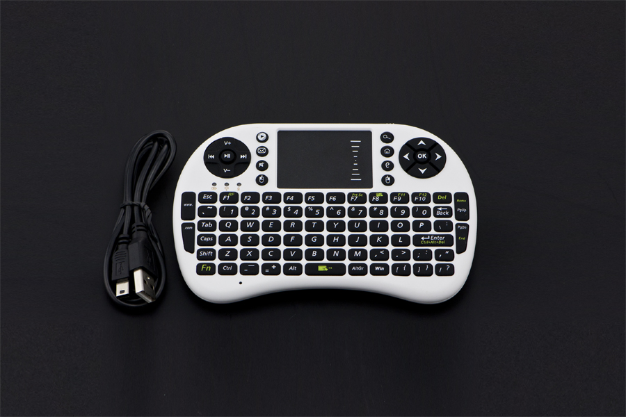 Teclado inalámbrico con panel táctil para Raspberry Pi y LattePanda