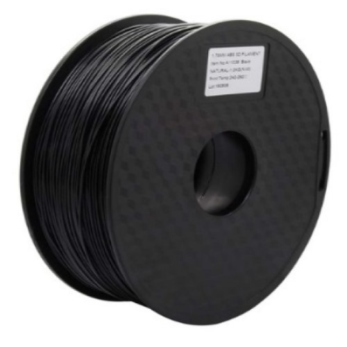 Filamento Negro ABS para impresora 3D, 1.75mm