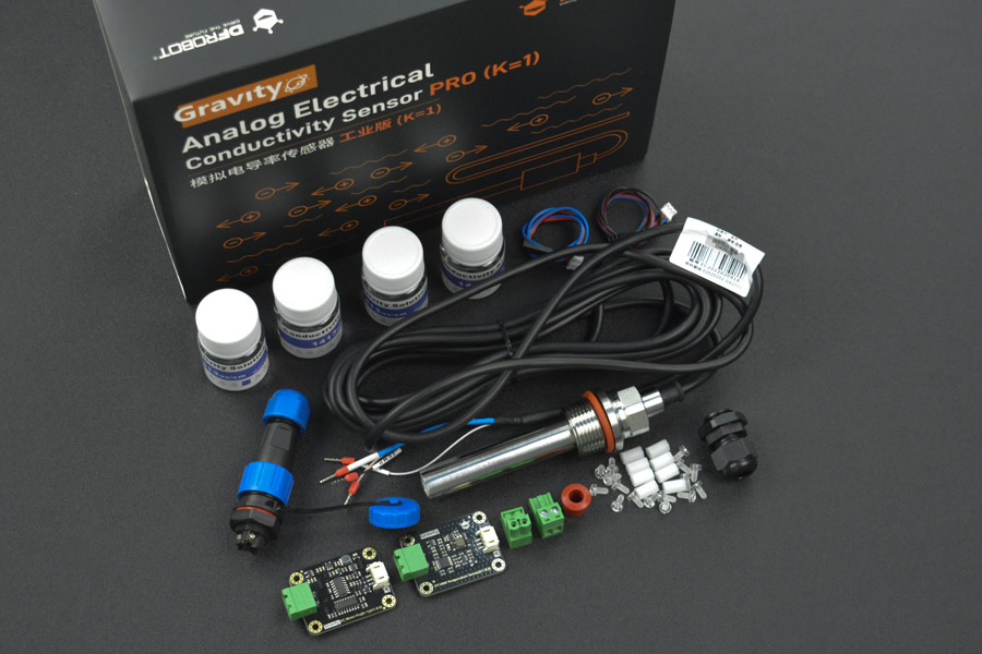 Sensor de conductividad eléctrica analógico PRO (K=1)
