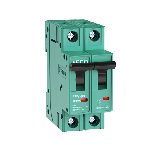 Breaker solar DC 2X63A 550V FEEO