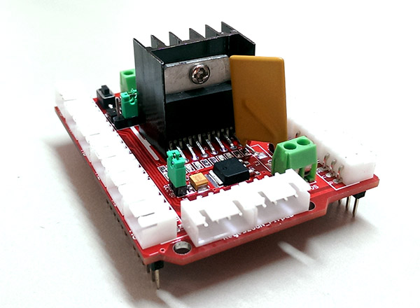 Shield Sensor y driver l298