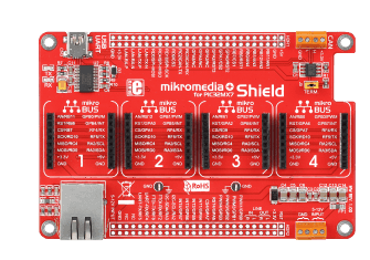 Mikromedia Plus for PIC32MX7 Shield