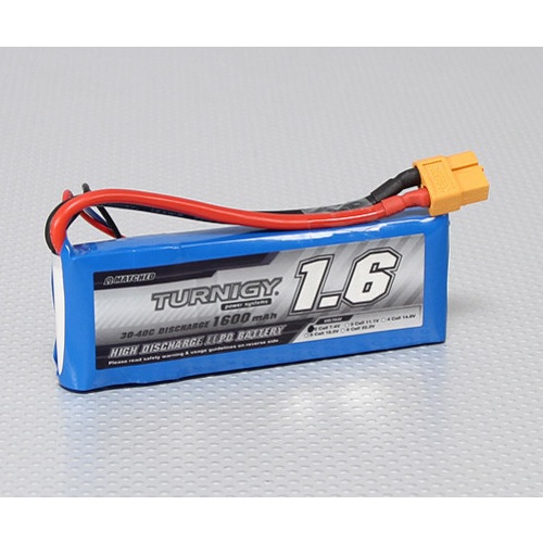 [T1600.2S.30] Turnigy 1600mAh 2S 30C LipoPack
