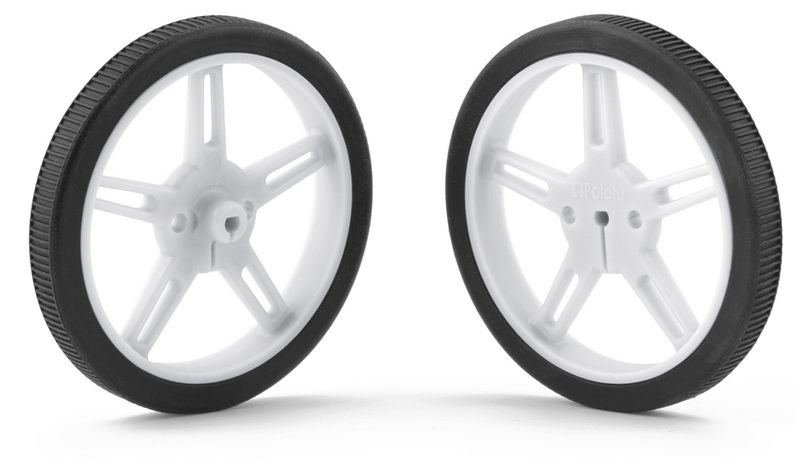 Llantas 60×8mm Par - Blanca