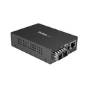Conversor de Medios Gigabit Ethernet RJ45 a Fibra Óptica SC Multimodo 1000Base-SX - Convertidor de Fibra a Cobre - 550m
