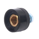 Conector de alta corriente para máquina de soldadura. DKJ10-25 hembra negro