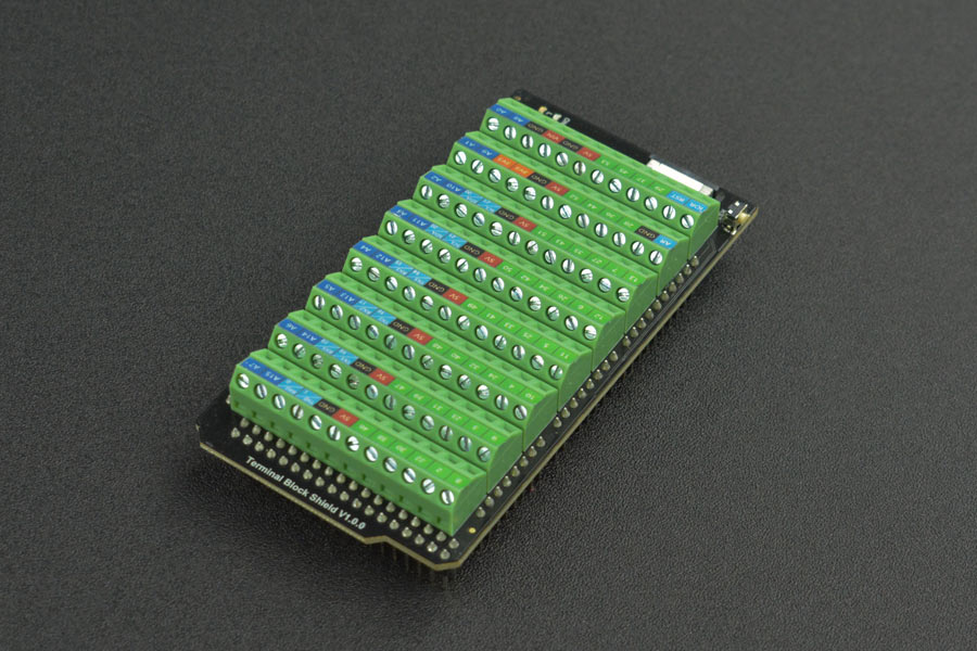 Bloque de terminales Shield para Arduino Mega