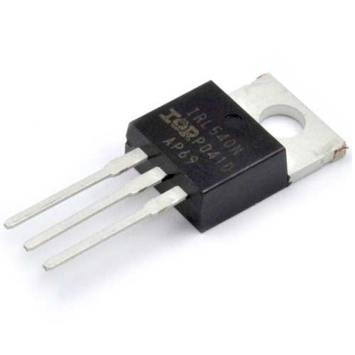 Mosfet IRL540 canal N 100V, 28A. ORIGINAL