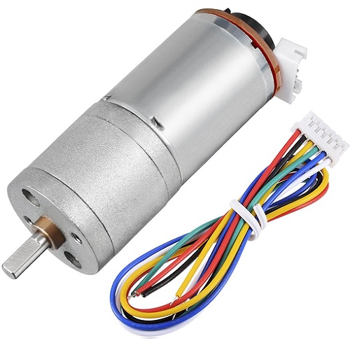 Motorreductor 12V 500RPM. Con encoder