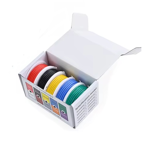 Dispensador de cables 5 colores. 24AWG