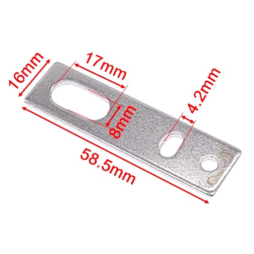 Soporte recto para sensor infrarrojo reflectivo y de proximidad. Tipo I. M8