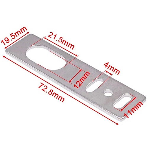 Soporte recto para sensor infrarrojo reflectivo y de proximidad. Tipo I. M12