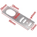 Soporte recto para sensor infrarrojo reflectivo y de proximidad. Tipo I. M18