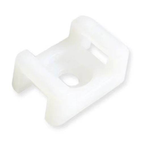 Base para cintas de amarre HC-1. 4mm. Blanco