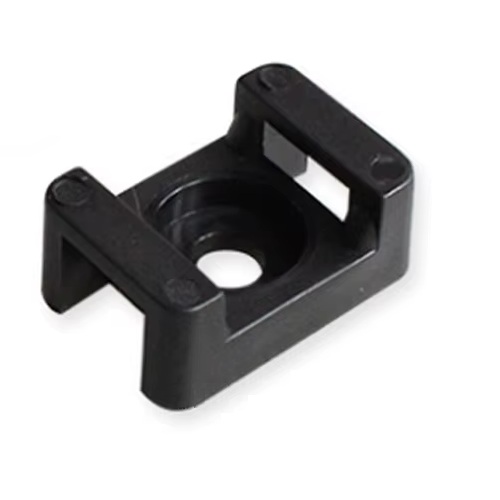 Base para cintas de amarre HC-1. 4mm. Negro