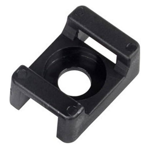 Base para cintas de amarre HC-2S. 5mm. Negro