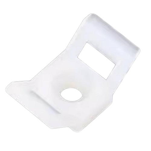 Base para cintas de amarre HC-4. 5mm. Blanco