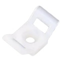 Base para cintas de amarre HC-4. 5mm. Blanco