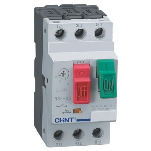 Guardamotor Chint	3P 2.5A/4A
