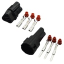 Conector vehicular impermeable M/H de 3 pines. DJ7031F