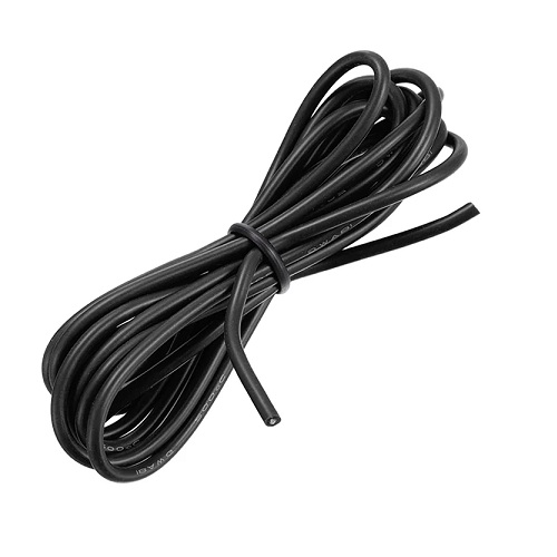 [UL3239-10AWG-NE] Cable siliconado para batería. 10-AWG. Negro
