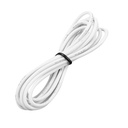 Cable siliconado para batería. 10-AWG. Blanco