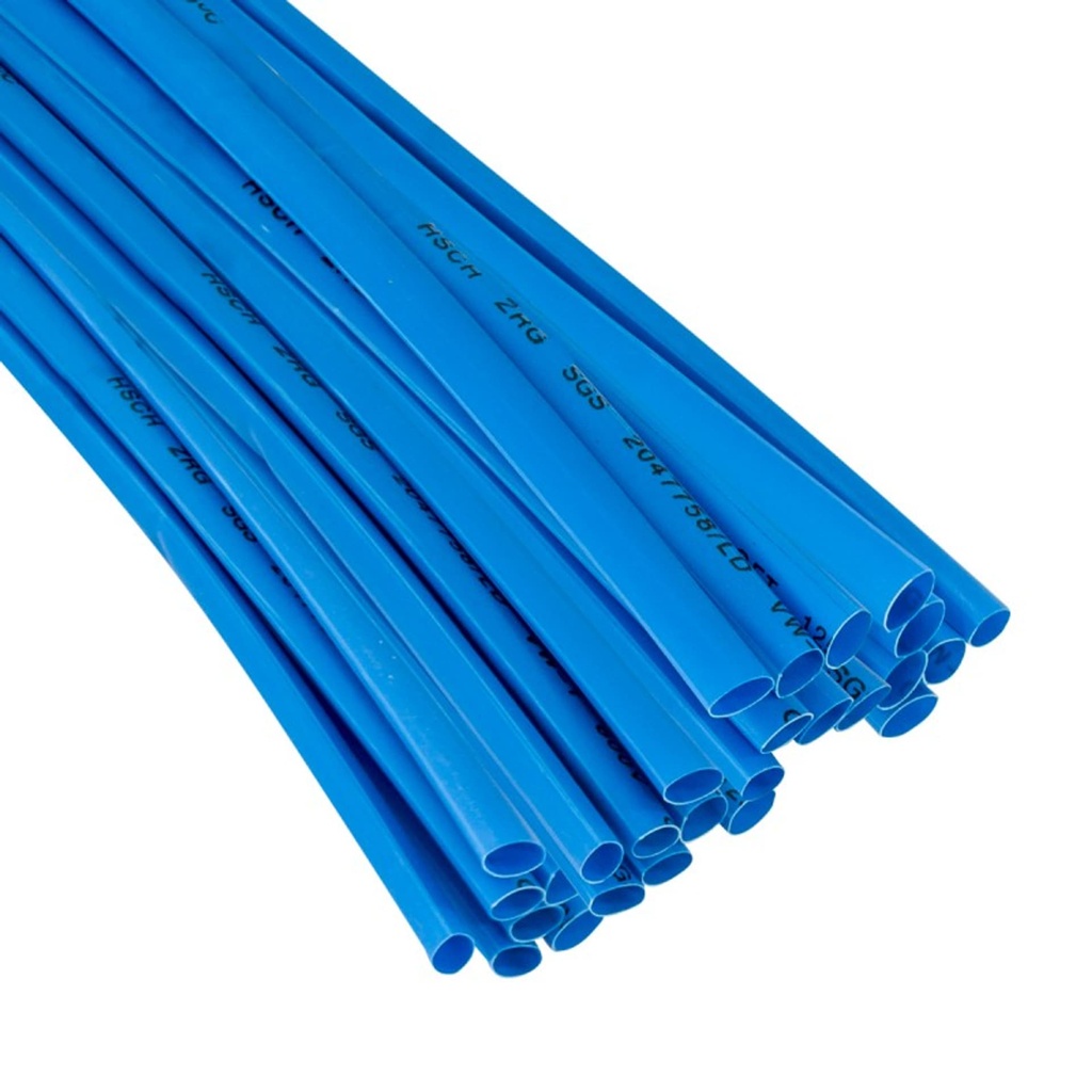 Termoencogible color azul de 6mm