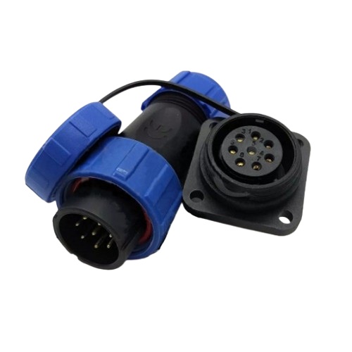 [SD16-8C] Conector impermeable de 8 pines para chasis