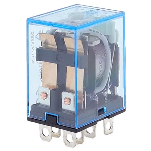 [MY4NJ-HH62P-8P-24V-10A] Relé 24V 10A de 8 pines. HH62P