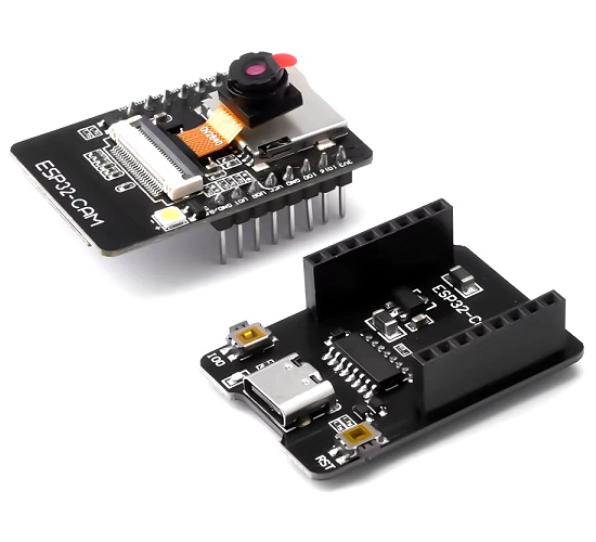 Módulo WiFi/Bluetooth ESP-32-S3 con cámara OV2640. USB tipo C